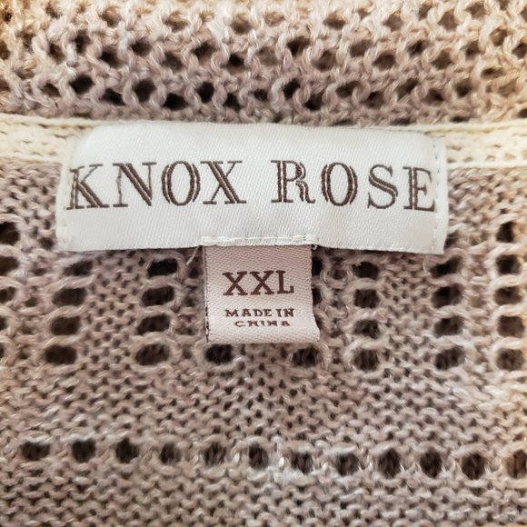 Knox Rose Knit Open Front Cardigan - Picture 5 of 5